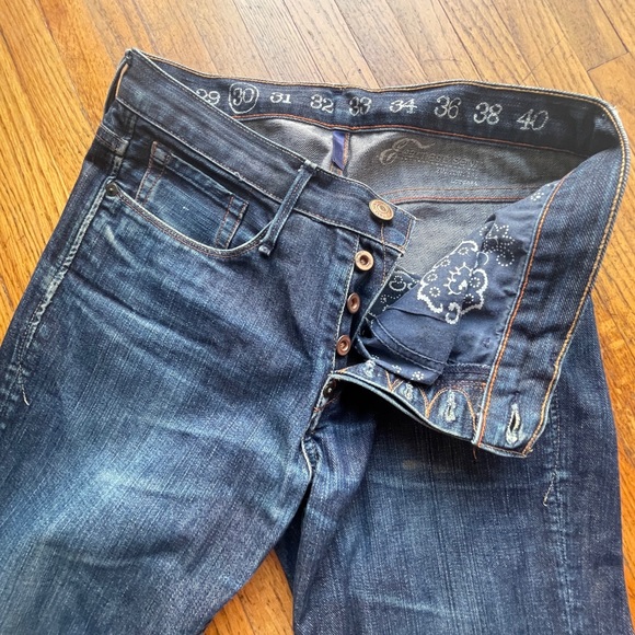 Earnest sewn Limited Edition old collection Made in USA Jeans in good condition. - Picture 2 of 4